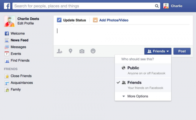 nueva reglas facebook